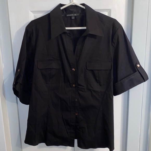 Lafayette 148 Button Down Top - Picture 1 of 8